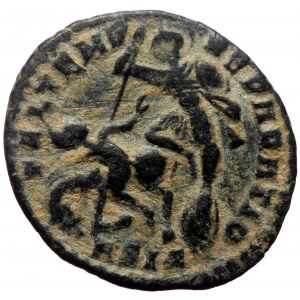 Constantius II (337-361). AE, Follis. (Bronze, 2.05 g. 18 mm.) Siscia.