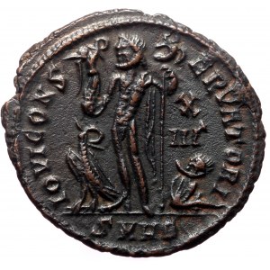 Licinius I (308-324). AE, Follis. (Bronze, 2.92 g. 21 mm.) Heraclea.