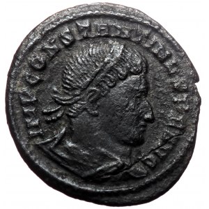 Constantine I (307/310-337) AE Follis (Bronze, 21mm, 2.81g) Ticinum, 313.