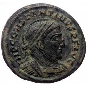 Constantine I (306-337). AE, Follis. (Bronze, 3.26 g. 18 mm.) Siscia.