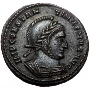 Constantine I The Great (307/310-337). AE, Follis (Bronze, 3.49 g. 18 mm.) Ticinum.