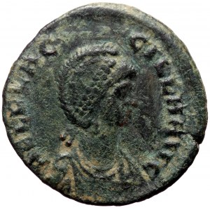 Aelia Flaccilla Augusta (379-388). AE. (Bronze, 2.37 g. 14 mm.) Cyzicus.