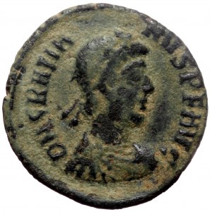 Gratian AE Nummus (Bronze, 1.99g, 18mm) Cyzicus, 378-383.