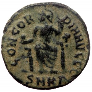 Gratian AE Nummus (Bronze, 1.99g, 18mm) Cyzicus, 378-383.