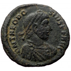 Theodosius I (379-395) Kyzikos AE Follis (Bronze, 23mm, 3.56g)