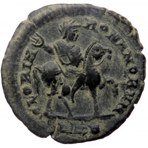 Theodosius I (379-395). AE, Follis. (Bronze, 1.72 g. 16 mm.) Uncertain mint.