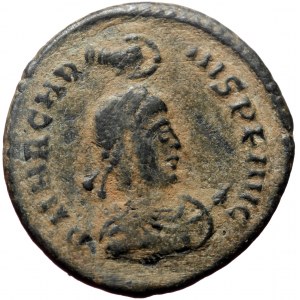 Arcadius (383-408). AE, Nummus. (Bronze, 5.27 g. 24 mm.) Cyzicus.