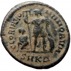 Arcadius (383-408). AE, Nummus. (Bronze, 5.27 g. 24 mm.) Cyzicus.