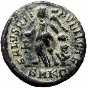 Arcadius (383-408). AE. (Bronze, 1.20 g. 13 mm.) Cyzicus.