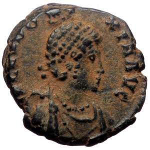 Aelia Eudoxia (Augusta, 400-404) AE Follis (Bronze, 16 mm, 2.50g) Antiochia.