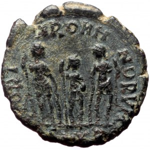 Honorius (393-423) AE (Bronze, 15mm, 2.38g) Cyzicus, 406-408.