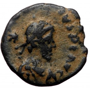 Theodosius II (408-423). AE. (Bronze, 1.71 g. 8 mm.) Alexandria.