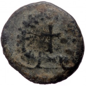 Theodosius II, AE, Nummus. (Bronze, 1.25 g. 10 mm.) Uncertain mint. 402-450 AD.