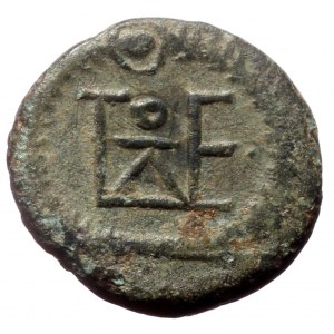 Theodosius II, AE, Nummus (Bronze, 1.02 g. 10 mm.) Uncertain mint. 402-450 AD.