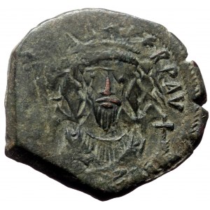 Phocas, AE, follis, (Bronze, 12.79 g. 29 mm.) Constantinople. 602-610 AD.