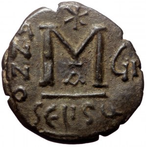 Heraclius and Heraclius Constantine, AE Follis (Bronze, 11.21 g. 29 mm.) Seleucia Isauriae. 610-641 AD.