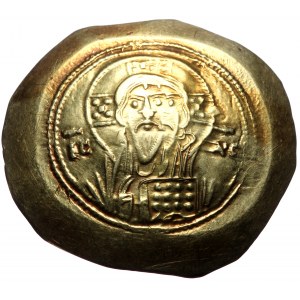 Michael VII Ducas, AV, Histamenon Nomisma (Gold 4.19 g. 29 mm.) Constantinople, 1071 - 1078 AD.