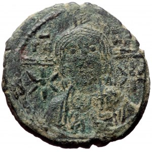 Michael VII, AE, Follis. (Bronze, 8.67 g 27 mm) Constantinople. 1071-1078 AD.