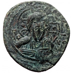Anonymous. Class I. Nicephorus III Botaniates AE, Follis (Bronze, 4.64 g. 25 mm.) Constantinople. Anonymous. Class I. 10
