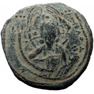 Anonymous. Class I. Nicephorus III Botaniates, AE, Follis. (Bronze, 9.48 g. 30 mm.) Constantinopolis. Anonymous. Class I