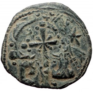 Anonymous. Class I. Nicephorus III Botaniates, AE, Follis. (Bronze, 9.48 g. 30 mm.) Constantinopolis. Anonymous. Class I