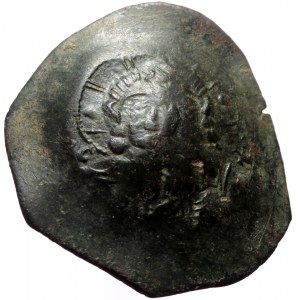 Latin Rulers of Constantinople (?). AE, Trachy (Bronze, 2.84 g. 25 mm.) Constantinople. 1204-1261 AD.