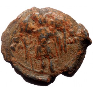 Byzantine Lead Seal (Lead, 11.98 g. 25 mm. ) Anonymous (11th century)