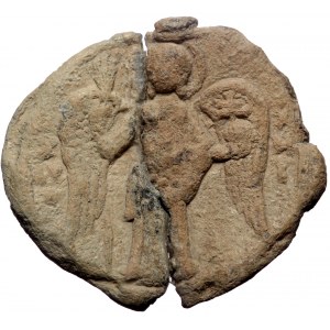 Byzantine Lead Seal (Lead, 17.44 g. 21 mm.) Michael Makrembolites Doukas (12th-13th century)