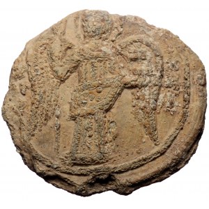 Byzantine Lead Seal (Lead,16.45 g. 33 mm. ) Michael Makrembolites Doukas (12th-13th century)
