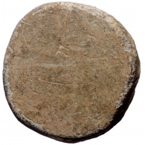 Byzantine tessera (Lead, 4.27 g. 15 mm.) Stephen, apo hypaton (7th century)