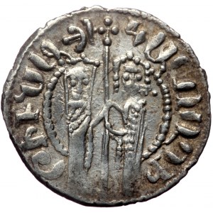 Armenia, Cilician Armenia. Hetoum I, AR, 1 Tram. (Silver 3.18 g. 20 mm.) 1226-1270 AD.