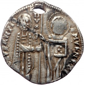 Giovanni Soranzo, AR, Grosso. (Silver, 2.09 g. 20 mm.) Italy, Venice. 1312-1328 AD.