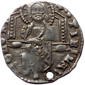 Antonio Venier. AR, Grosso. (Silver, 1.52 g. 20 mm) Italy, Venice. 1382-1400 AD.