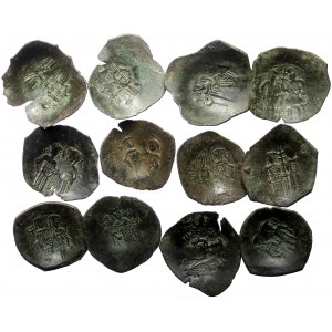 12 Byzantine AE coins (Bronze, 37,01g)