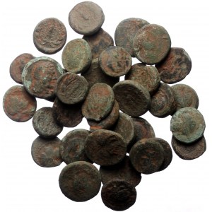 34 Greek AE coins (Bronze, 140.21g)