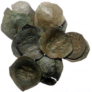 12 Byzantine AE coins (Bronze, 31,61g)