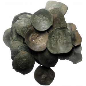 20 Byzantine AE coins (Bronze, 51,37g)