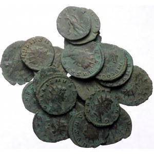 20 Roman Imperial AE coins (Bronze, 53.31g)