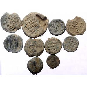 10 Lead Byzantine seals (Lead, 86,67g)