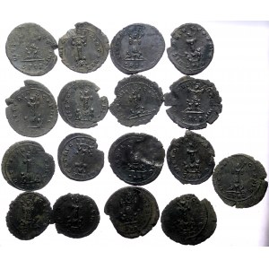 17 Roman AE coins (Bronze, 51.79g)