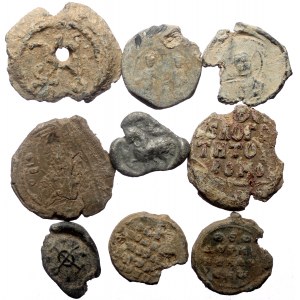 10 Lead Byzantine seals (Lead, 68,62g)