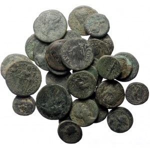 30 Greek AE coins (Bronze, 138.65g)