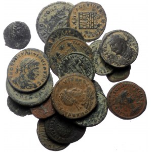 20 Roman AE coins (Bronze, 60.70g)