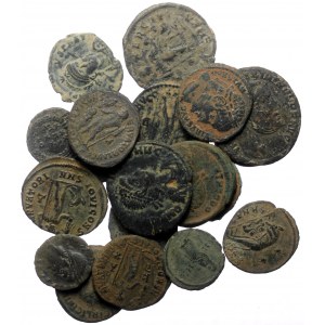20 Roman AE coins (Bronze, 60.63g)