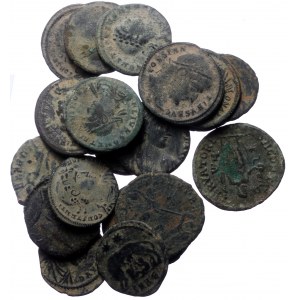 21 Roman AE coins (Bronze, 56.60g)