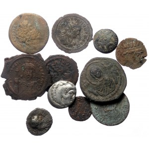 11 Ancient coins (Silver & bronze, 59,91g)