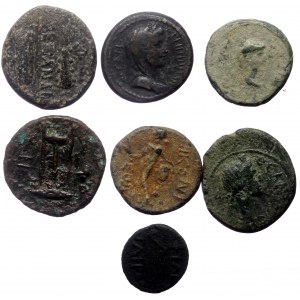 7 Ancient AE coins (Bronze, 26,13g)