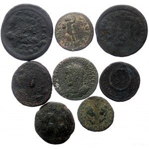 8 Roman Provincial coins (Bronze, 96,62g)