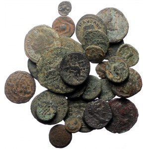 30 Ancient AE coins (Bronze, 98,76g)