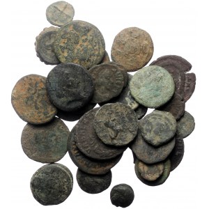 30 Ancient AE coins (Bronze, 83,90g)